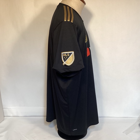 Adidas MLS Los Angeles Angeles LAFC 2018 Black Soccer Jersey Men’s size 2XL - Picture 3 of 13